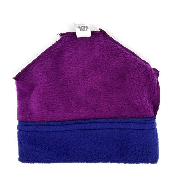 Patagonia Synchilla Fleece Colorblock Beanie Hat Size M Blue/Fuchsia Made In USA main image 5